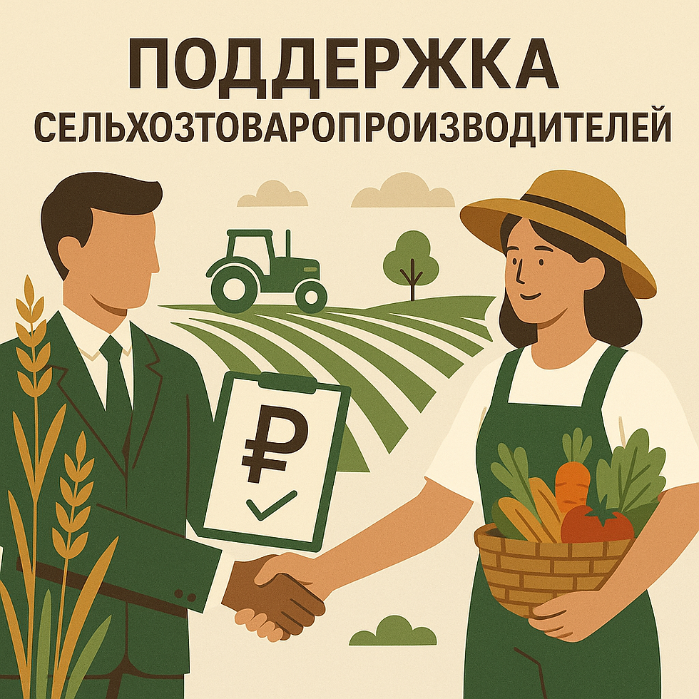Поддержка сельхозтоваропроизводителей